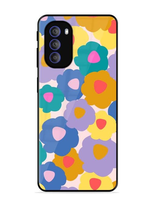 Flower Power Glossy Soft Edge Case for Motorola Moto G51 (5G)