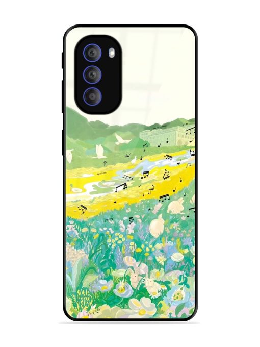 Melody In Bloom Glossy Soft Edge Case for Motorola Moto G51 (5G)