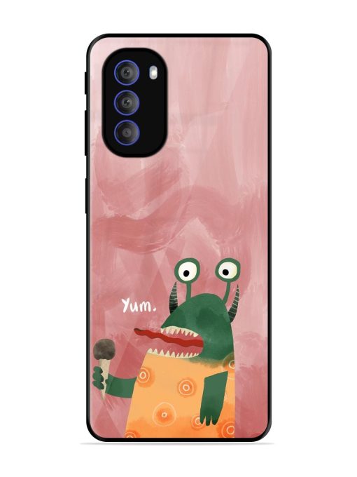 Hungry Monster Glossy Soft Edge Case for Motorola Moto G51 (5G)