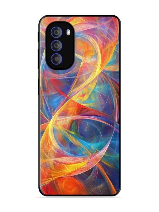 Cosmic Currents Glossy Soft Edge Case for Motorola Moto G51 (5G)