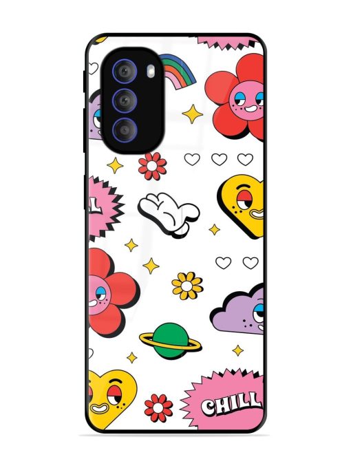 Whimsical Wonderland Glossy Soft Edge Case for Motorola Moto G51 (5G)