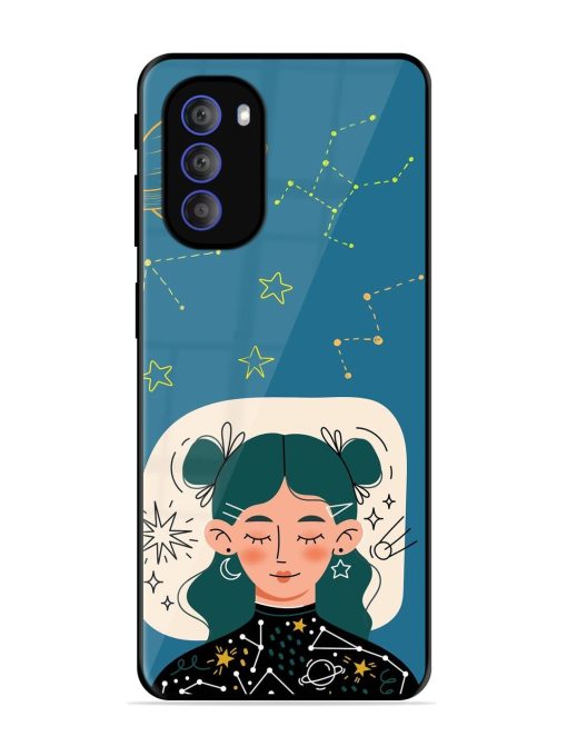 Cosmic Daydreamer Glossy Soft Edge Case for Motorola Moto G51 (5G) Chachhi