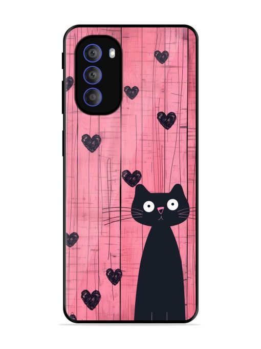 Feline Valentine'S Day Glossy Soft Edge Case for Motorola Moto G51 (5G) Chachhi