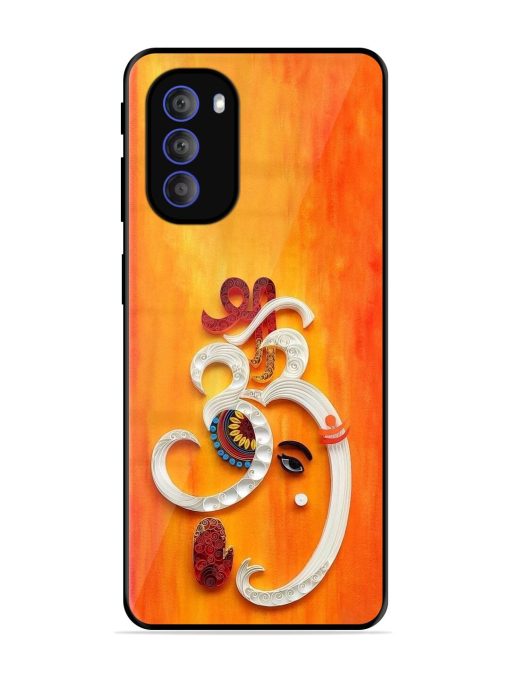 Ganesha In Quilling Art Glossy Soft Edge Case for Motorola Moto G51 (5G)