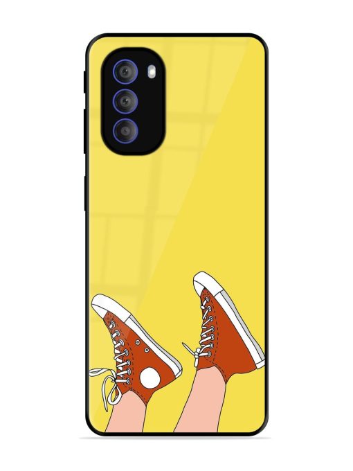 Kicking Back Glossy Soft Edge Case for Motorola Moto G51 (5G)