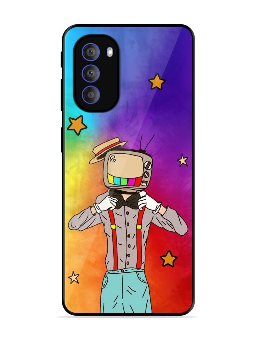 Tv Personality Glossy Soft Edge Case for Motorola Moto G51 (5G)