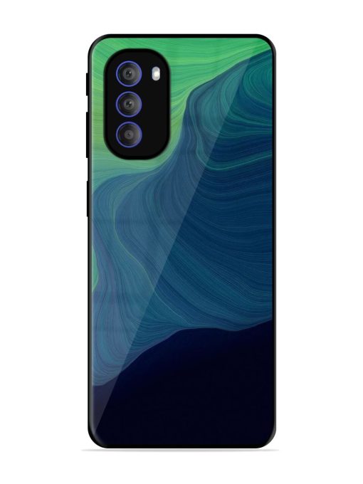 Oceanic Dreams Glossy Soft Edge Case for Motorola Moto G51 (5G) Chachhi