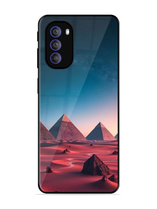 Ancient Wonders Sky Glossy Soft Edge Case for Motorola Moto G51 (5G) Chachhi