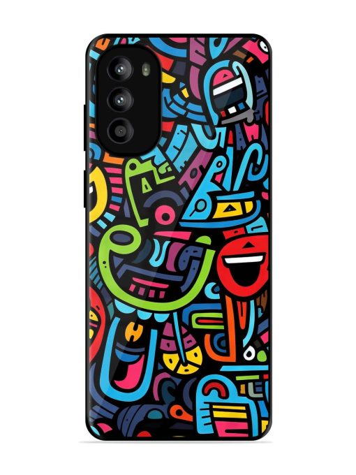 Doodlephoria Glossy Soft Edge Case for Motorola Moto G52 Chachhi