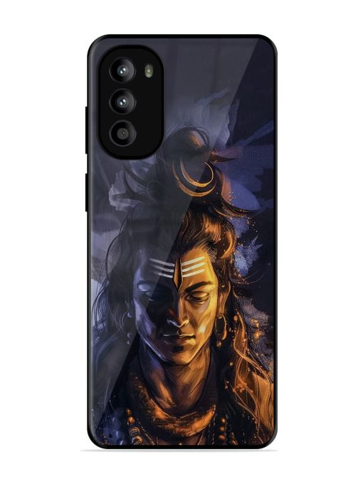 Lord Shiva Glossy Soft Edge Case for Motorola Moto G52