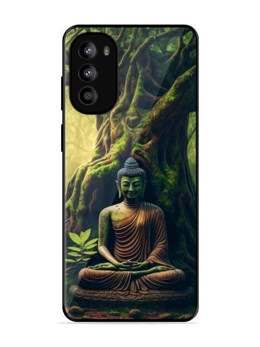 Green Buddha Art Glossy Soft Edge Case for Motorola Moto G52
