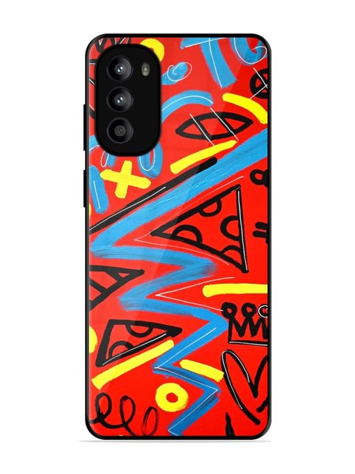 Groovy Garden Glossy Soft Edge Case for Motorola Moto G52