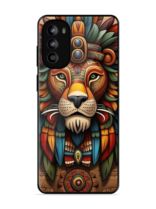 Aztec Majesty Glossy Soft Edge Case for Motorola Moto G52 Chachhi