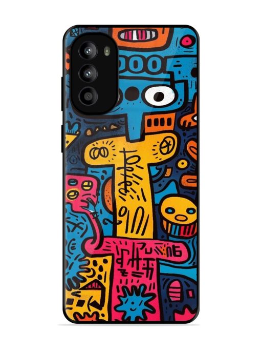 Doodletopia Glossy Soft Edge Case for Motorola Moto G52 Chachhi