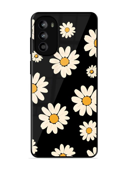 Daisies In The Night Glossy Soft Edge Case for Motorola Moto G52 Chachhi