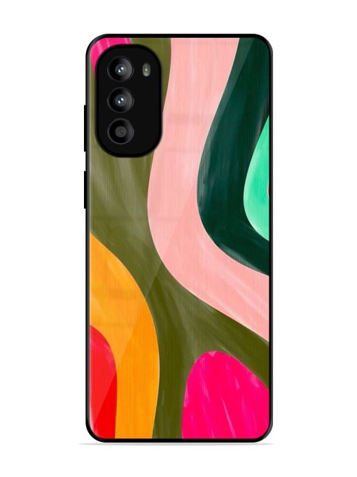 Wavy Wonder Glossy Soft Edge Case for Motorola Moto G52