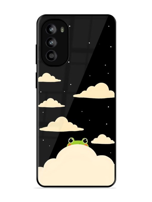 Froggy Night Sky Glossy Soft Edge Case for Motorola Moto G52 Chachhi