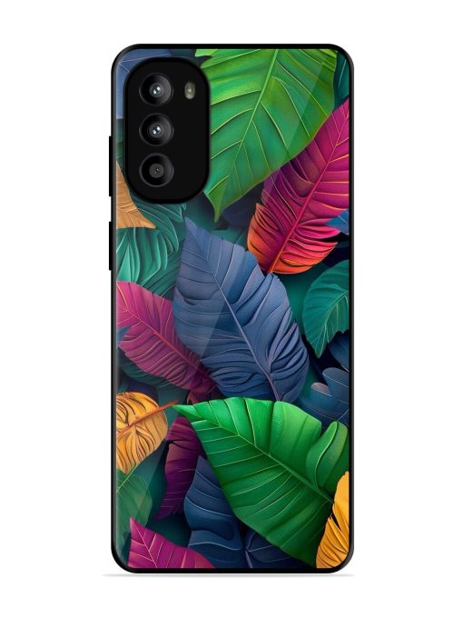 Tropical Tapestry Glossy Soft Edge Case for Motorola Moto G52 Chachhi