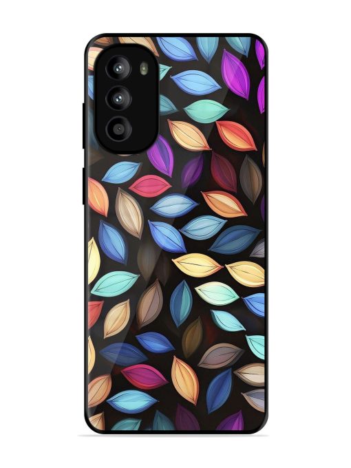 Colorful Kaleidoscope Glossy Soft Edge Case for Motorola Moto G52 Chachhi