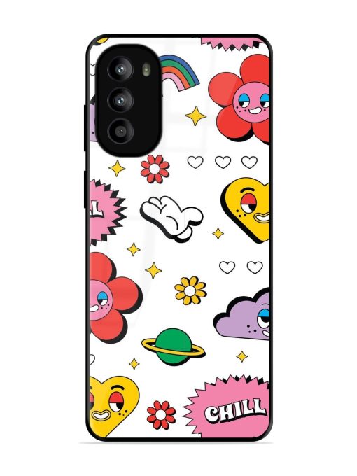 Whimsical Wonderland Glossy Soft Edge Case for Motorola Moto G52 Chachhi