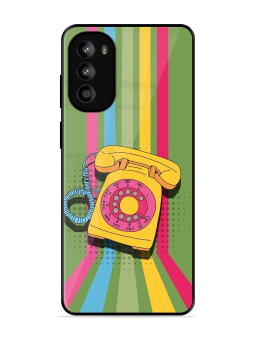 Retro Dialer Glossy Soft Edge Case for Motorola Moto G52