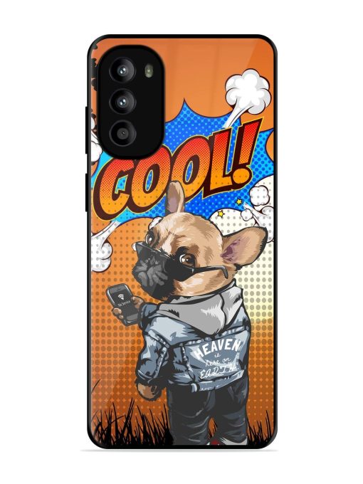 Cool Pup Glossy Soft Edge Case for Motorola Moto G52 Chachhi