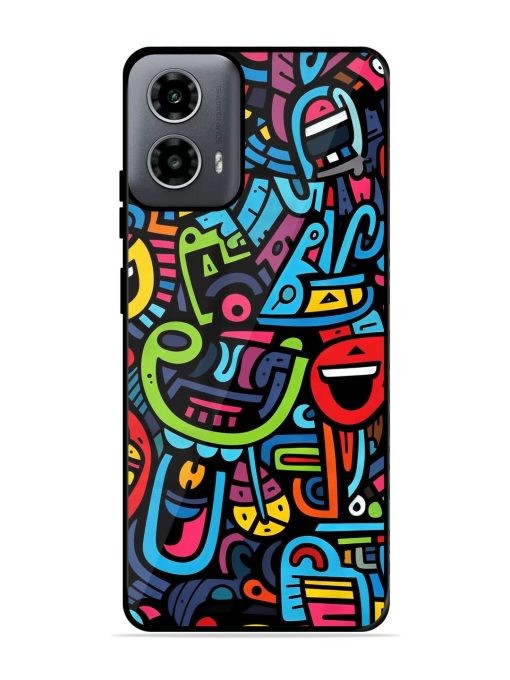 Doodlephoria Glossy Soft Edge Case for Motorola Moto G54 (5G) Chachhi