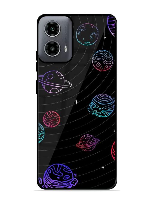 Cosmic Ballet Glossy Soft Edge Case for Motorola Moto G54 (5G) Chachhi