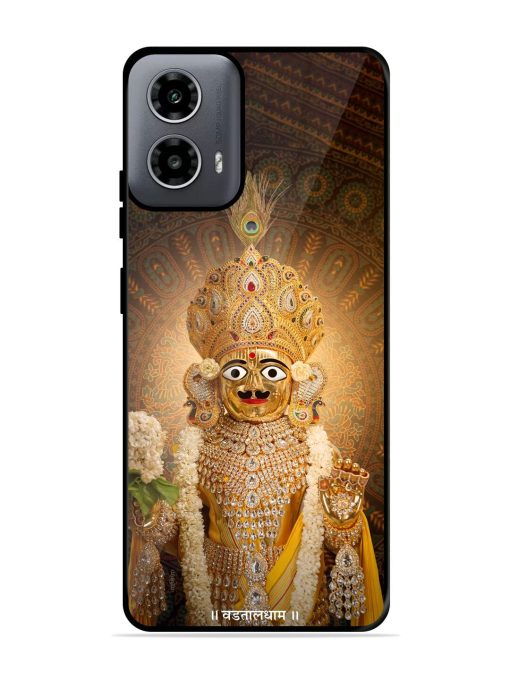 Hare Krishna Maharaj Glossy Soft Edge Case for Motorola Moto G54 (5G) Chachhi