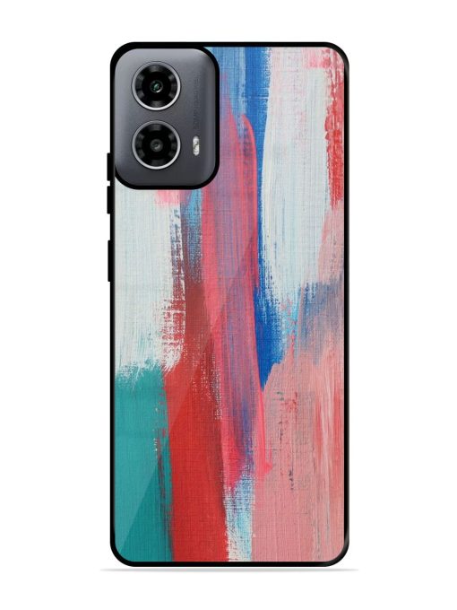 Colorful Chaos Glossy Soft Edge Case for Motorola Moto G54 (5G) Chachhi