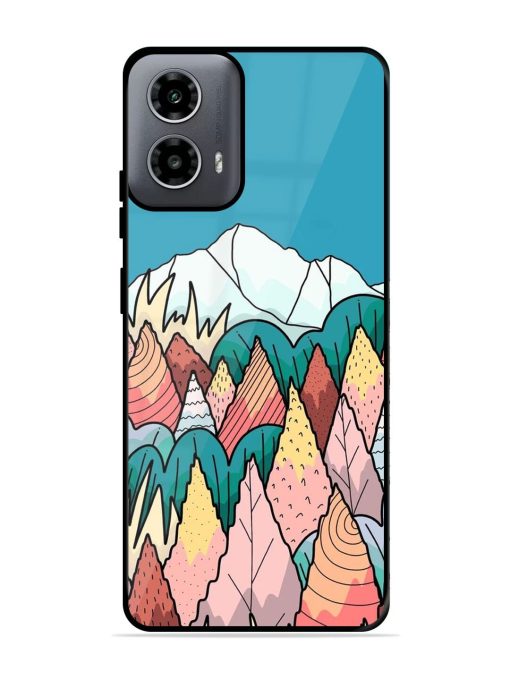 Mountain Dreamscape Glossy Soft Edge Case for Motorola Moto G54 (5G) Chachhi