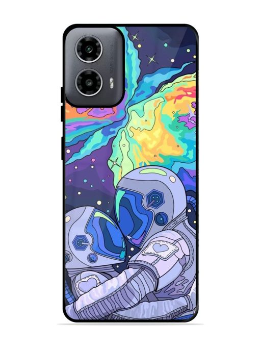 Cosmic Love Glossy Soft Edge Case for Motorola Moto G54 (5G) Chachhi