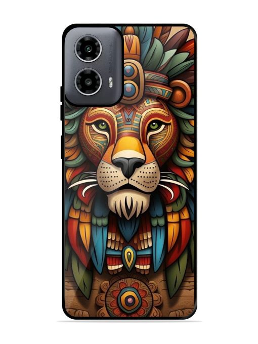 Aztec Majesty Glossy Soft Edge Case for Motorola Moto G54 (5G) Chachhi