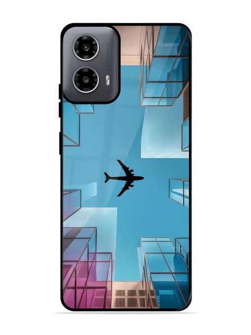 Urban Flightpath Glossy Soft Edge Case for Motorola Moto G54 (5G) Chachhi