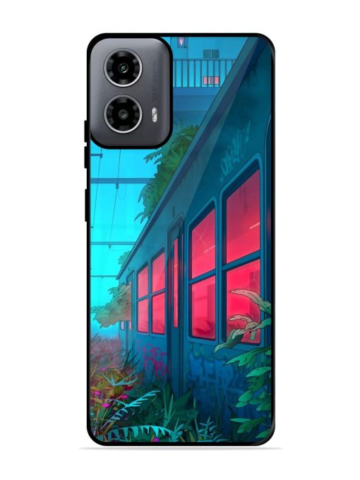 Urban Jungle Glossy Soft Edge Case for Motorola Moto G54 (5G) Chachhi