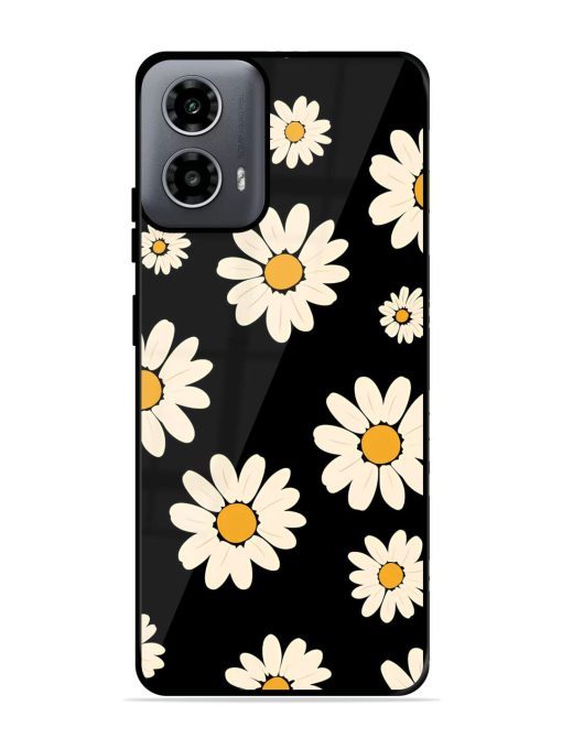 Daisies In The Night Glossy Soft Edge Case for Motorola Moto G54 (5G) Chachhi