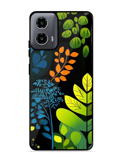 Midnight Garden Glossy Soft Edge Case for Motorola Moto G54 (5G) Chachhi