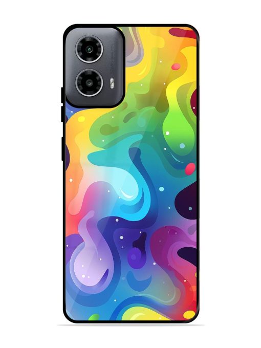 Rainbow River Glossy Soft Edge Case for Motorola Moto G54 (5G) Chachhi