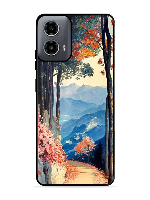 Mountainside Serenity Glossy Soft Edge Case for Motorola Moto G54 (5G) Chachhi