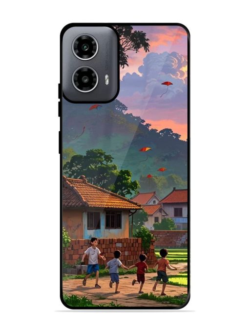 Sunset Play Glossy Soft Edge Case for Motorola Moto G54 (5G)