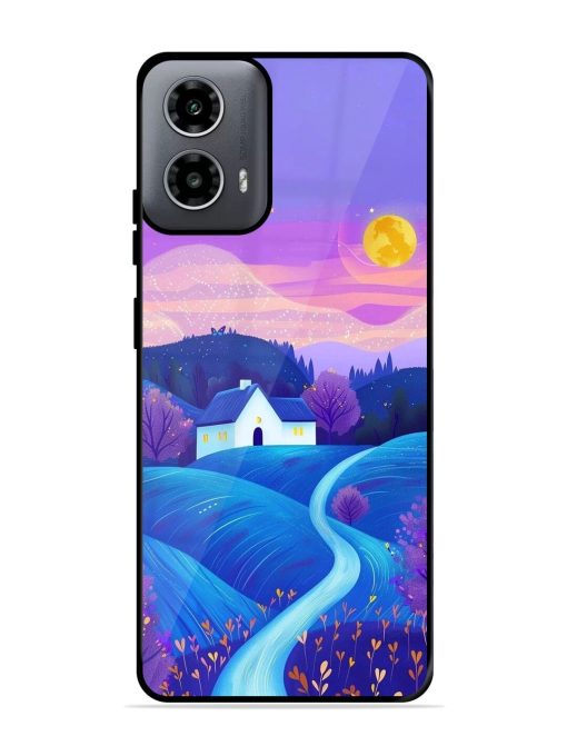 Moonlit Meadow Glossy Soft Edge Case for Motorola Moto G54 (5G) Chachhi