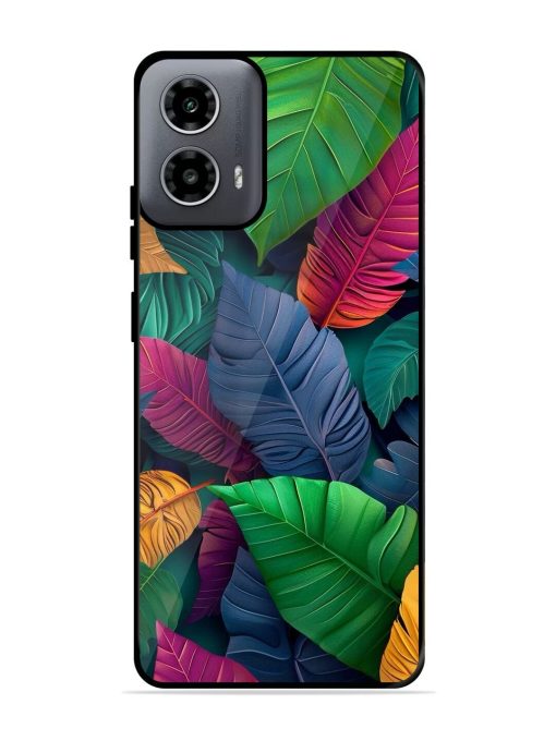 Tropical Tapestry Glossy Soft Edge Case for Motorola Moto G54 (5G) Chachhi