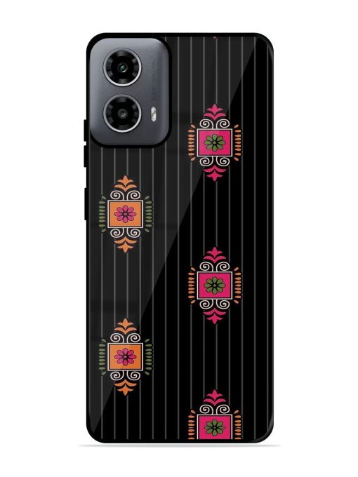 Ornate Elegance Glossy Soft Edge Case for Motorola Moto G54 (5G) Chachhi