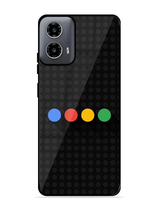 Google Dots Glossy Soft Edge Case for Motorola Moto G54 (5G) Chachhi