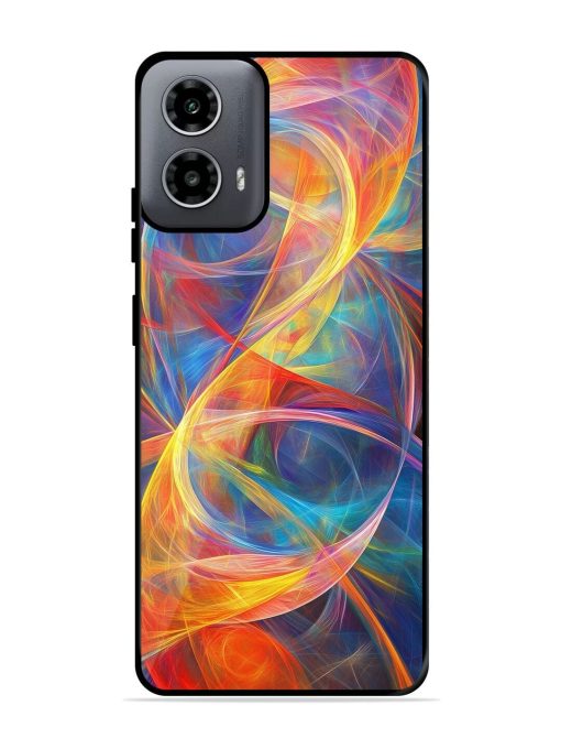 Cosmic Currents Glossy Soft Edge Case for Motorola Moto G54 (5G) Chachhi