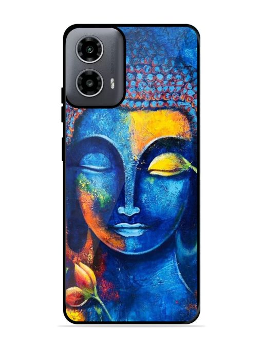 Enlightened Serenity Glossy Soft Edge Case for Motorola Moto G54 (5G) Chachhi