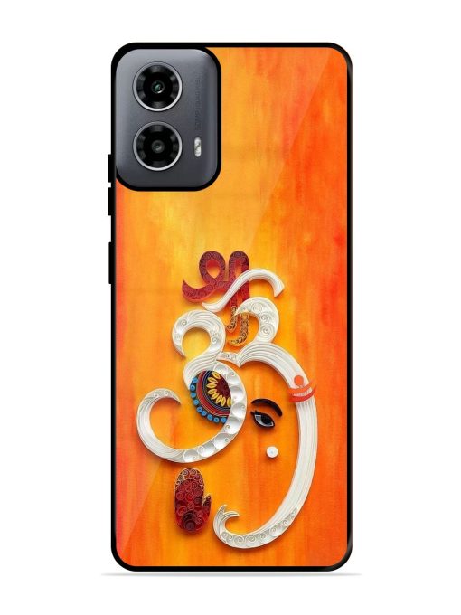 Ganesha In Quilling Art Glossy Soft Edge Case for Motorola Moto G54 (5G)