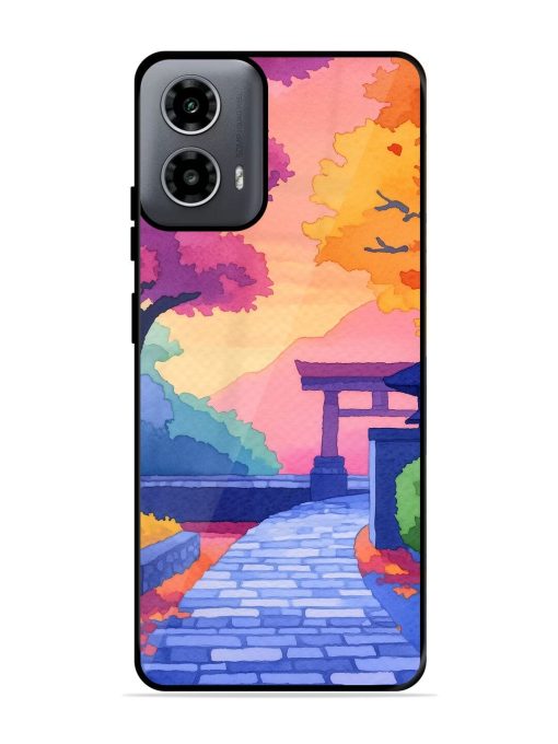 Autumnal Serenity Glossy Soft Edge Case for Motorola Moto G54 (5G) Chachhi