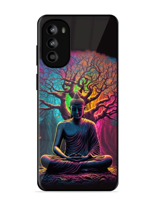 Enlightened Serenity Glossy Soft Edge Case for Motorola Moto G62 (5G) Chachhi