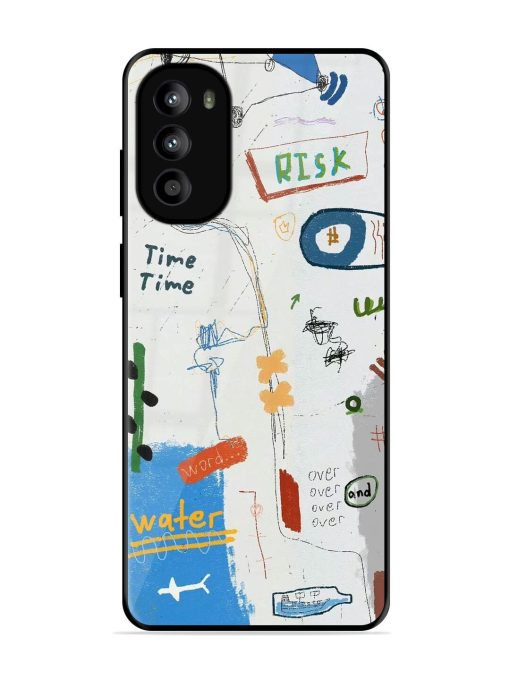 Mind Map Madness Glossy Soft Edge Case for Motorola Moto G62 (5G) Chachhi